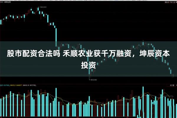 股市配资合法吗 禾顺农业获千万融资，坤辰资本投资