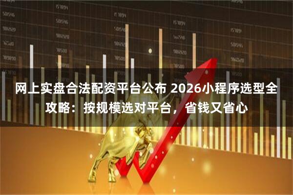 网上实盘合法配资平台公布 2026小程序选型全攻略：按规模选对平台，省钱又省心
