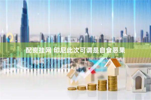 配资挂网 印尼此次可谓是自食恶果